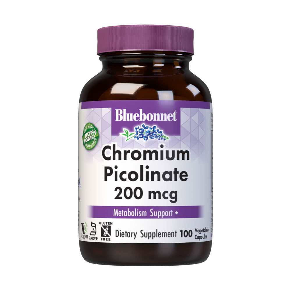 Bluebonnet Nutrition Chromium Picolinate 200 Mcg 100 Caps
