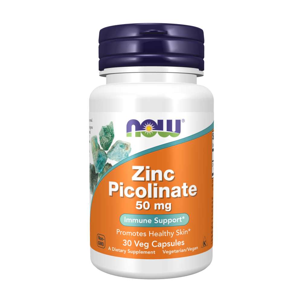 Now Foods Zinc Picolinate 50 Mg – Immune & Skin Health