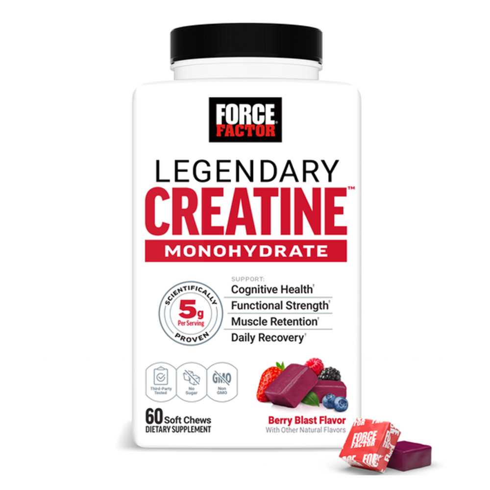 Force Factor Legendary Creatine – 60 Soft Chew
