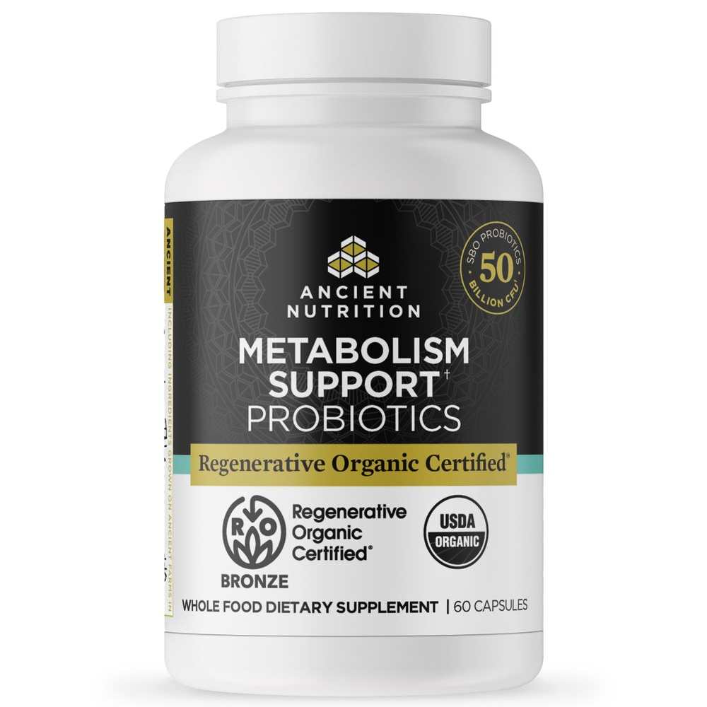 Ancient Nutrition Metabolism Support Probiotics 60 caps