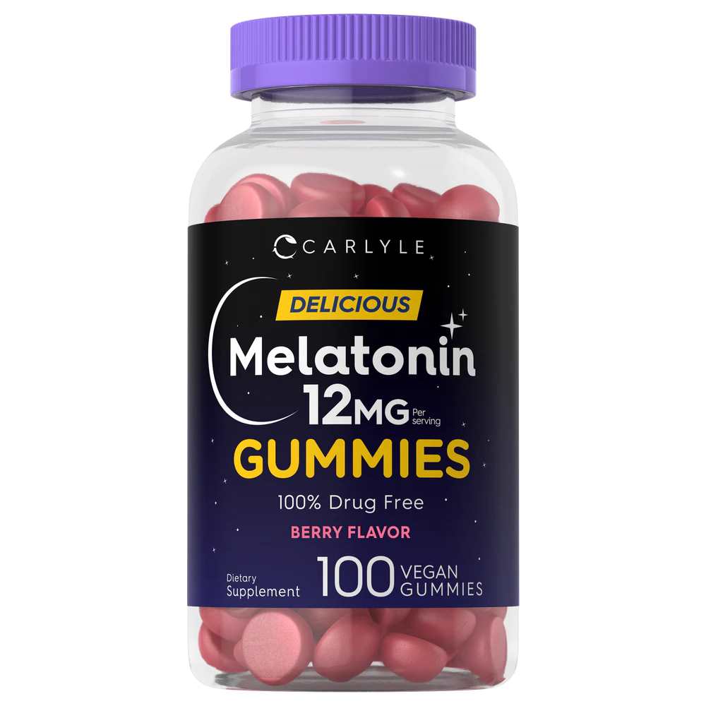 Carlyle Nutritionals Melatonin 12mg per serving | 100 Gummies