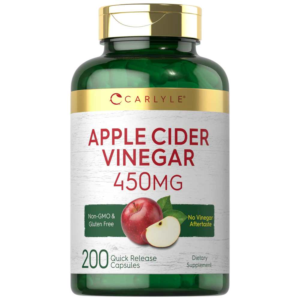 Carlyle Nutritionals Apple Cider Vinegar 450mg | 200 Capsules