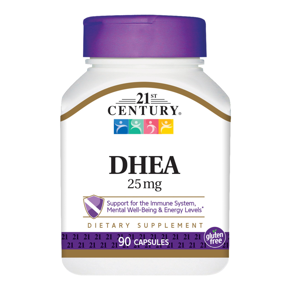 DHEA 25MG By 21st Century - Support For The Immune System
