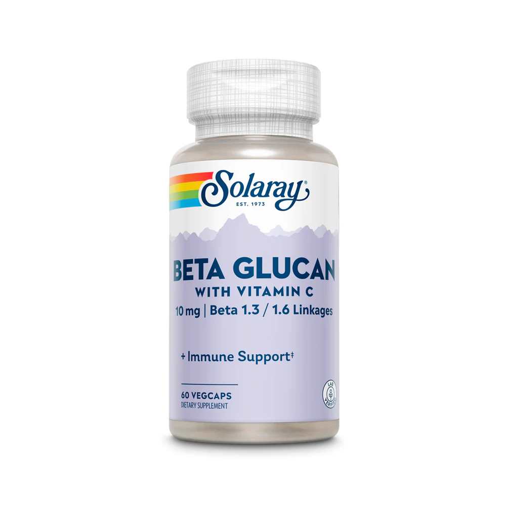 Solaray Beta Glucan With Vitamin C 10mg 60 caps
