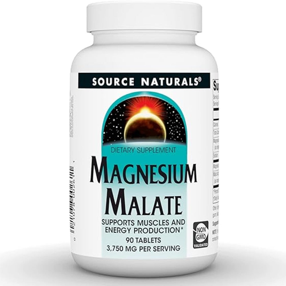 Source Naturals Magnesium Malate 3.750mg – Muscle & Energy Support