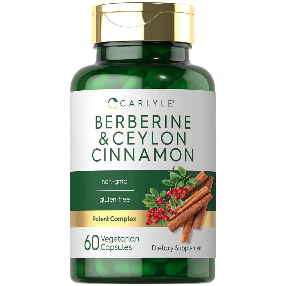 Carlyle Nutritionals Berberine with Ceylon Cinnamon | 60 Capsules