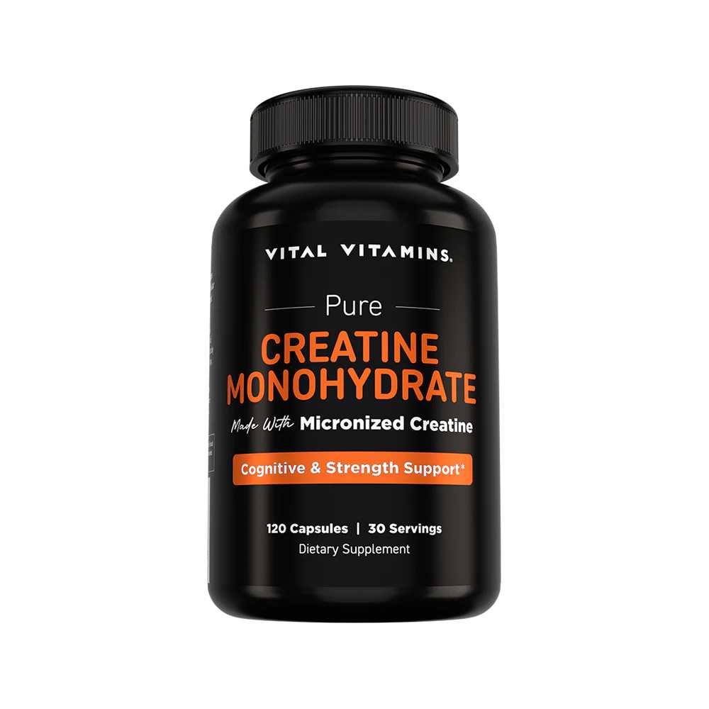 Vital Vitamins Creatine Monohydrate 120 Capsules