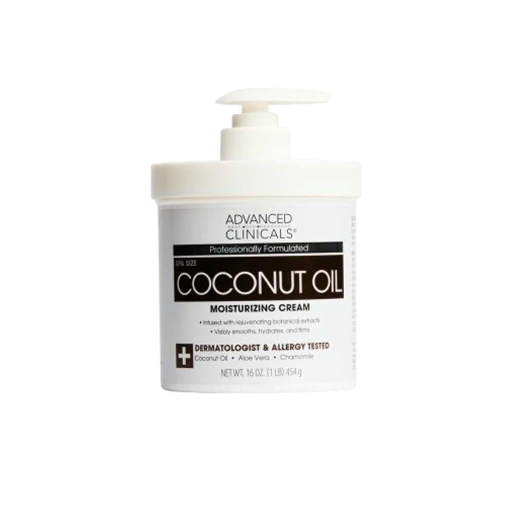 Advanced Clinicals Coconut Oil Body Cream 454g