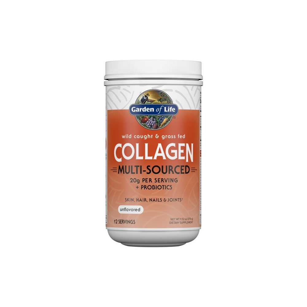 Garden of Life Wild Caught & Grass Fed Collagen Multi-Sourced - 9.52 Oz Powder