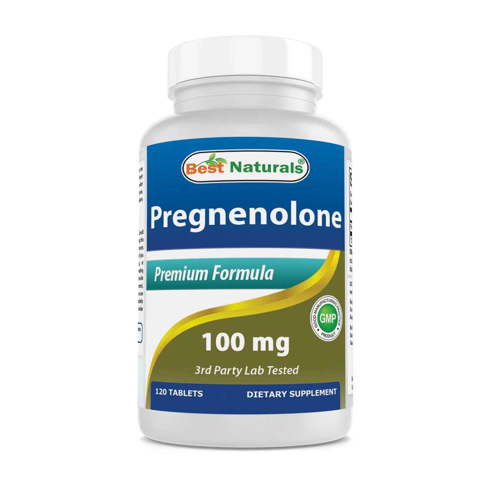 Best Naturals Pregnenolone 100 mg 120 Tablets