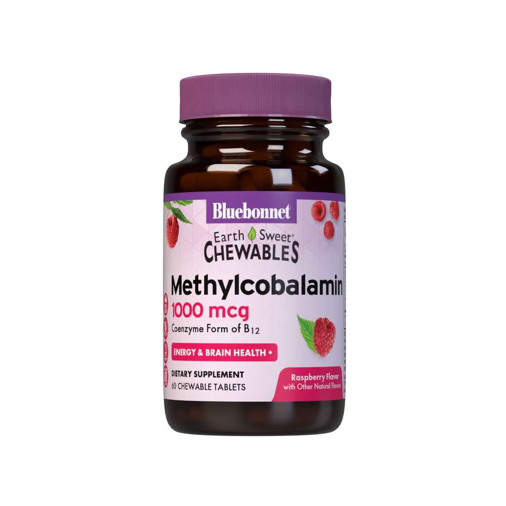 Bluebonnet Nutrition Earthsweet Chewables Cellular Active Methylcobalamin 1000 Mcg 60 Tabs