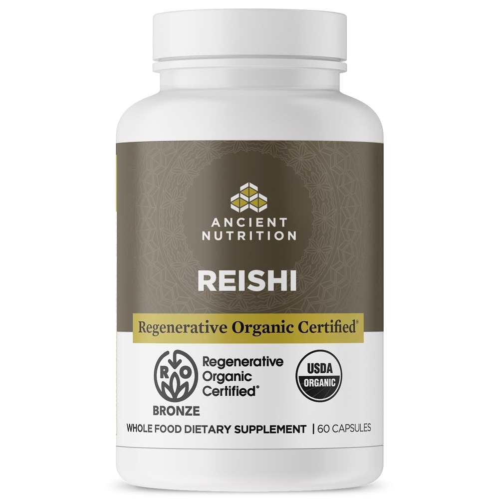 Ancient Nutrition Regenerative Organic Certified Reishi 60 caps