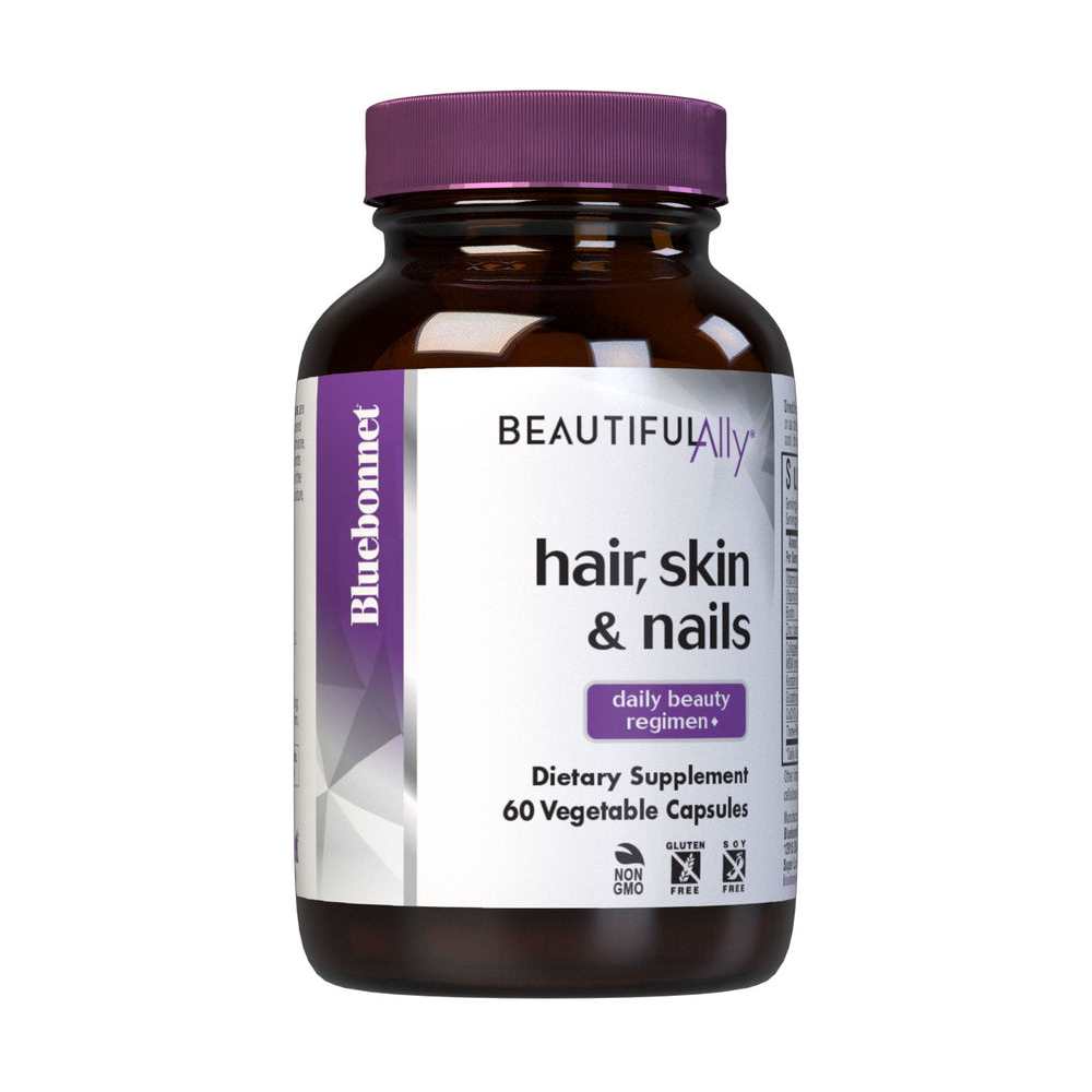Bluebonnet Nutrition Beautiful Ally Hair, Skin & Nails 60 Caps
