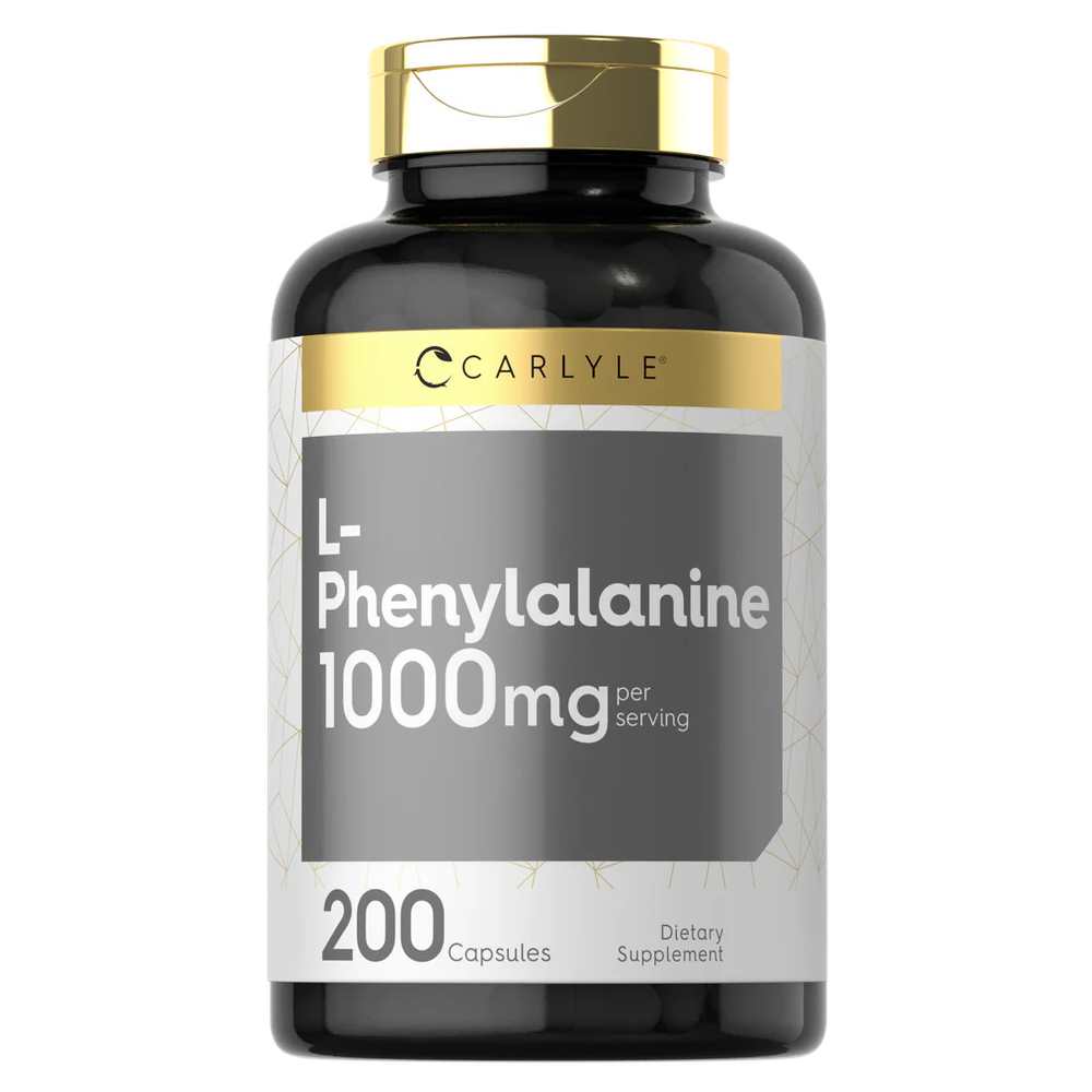 Carlyle Nutritionals L-Phenylalanine 1000mg per serving | 200 Capsules