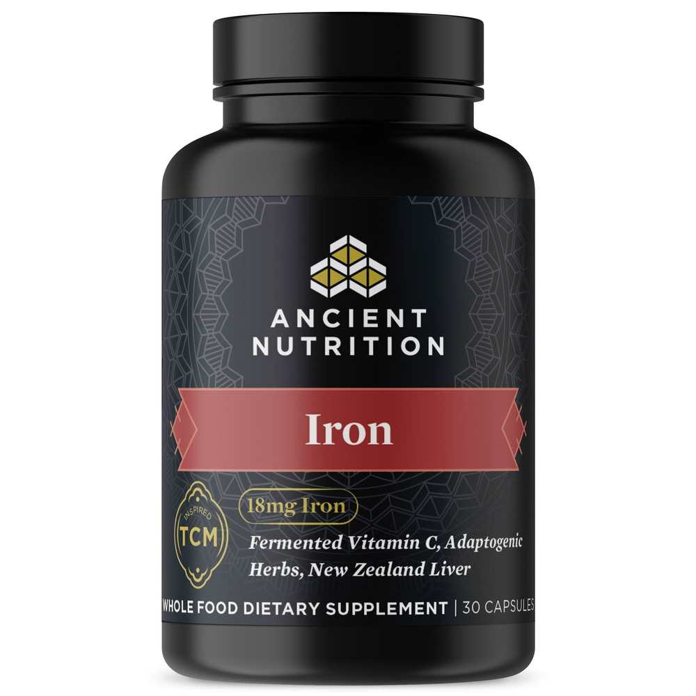 Ancient Nutrition Ancient Nutrients Iron 30 caps