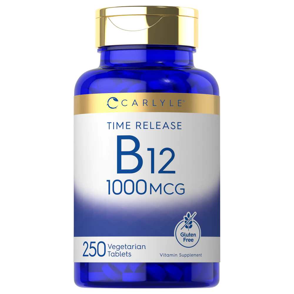 Carlyle Nutritionals Vitamin B-12 1000mcg | 250 Tablets
