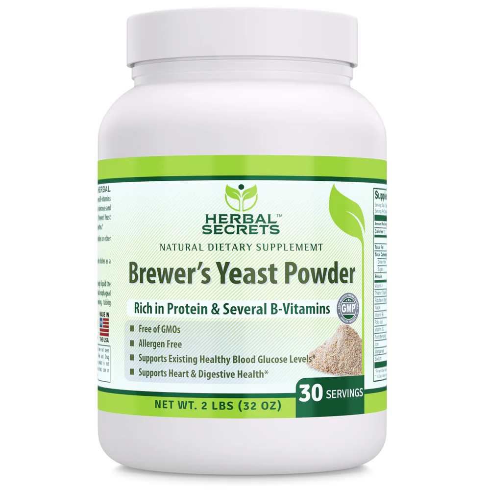 Herbal Secrets Brewer S Yeast Powder 32 Oz