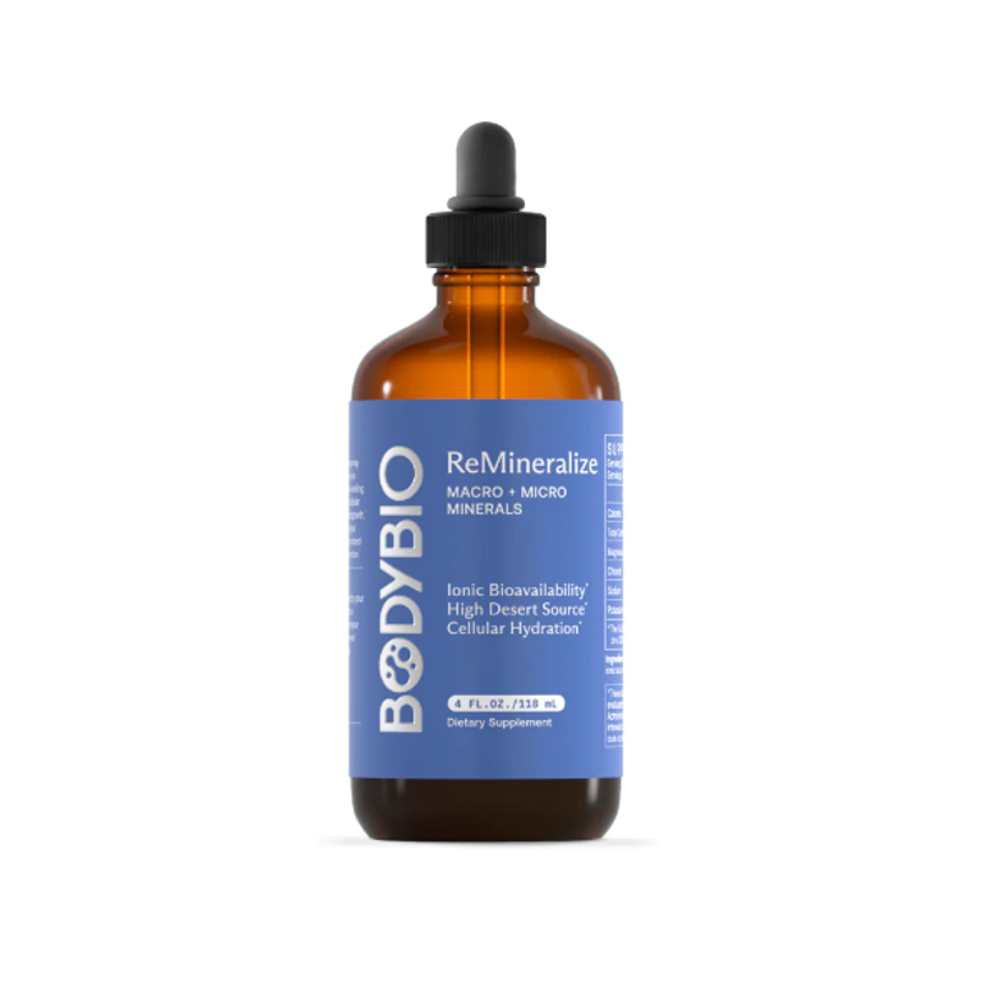 BodyBio ReMineralize: Power Your Cells with Macro + Trace Minerals 4oz