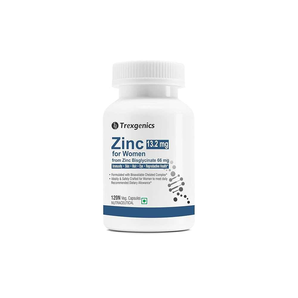 Trexgenics Zinc 13.2 mg for Women 120 caps