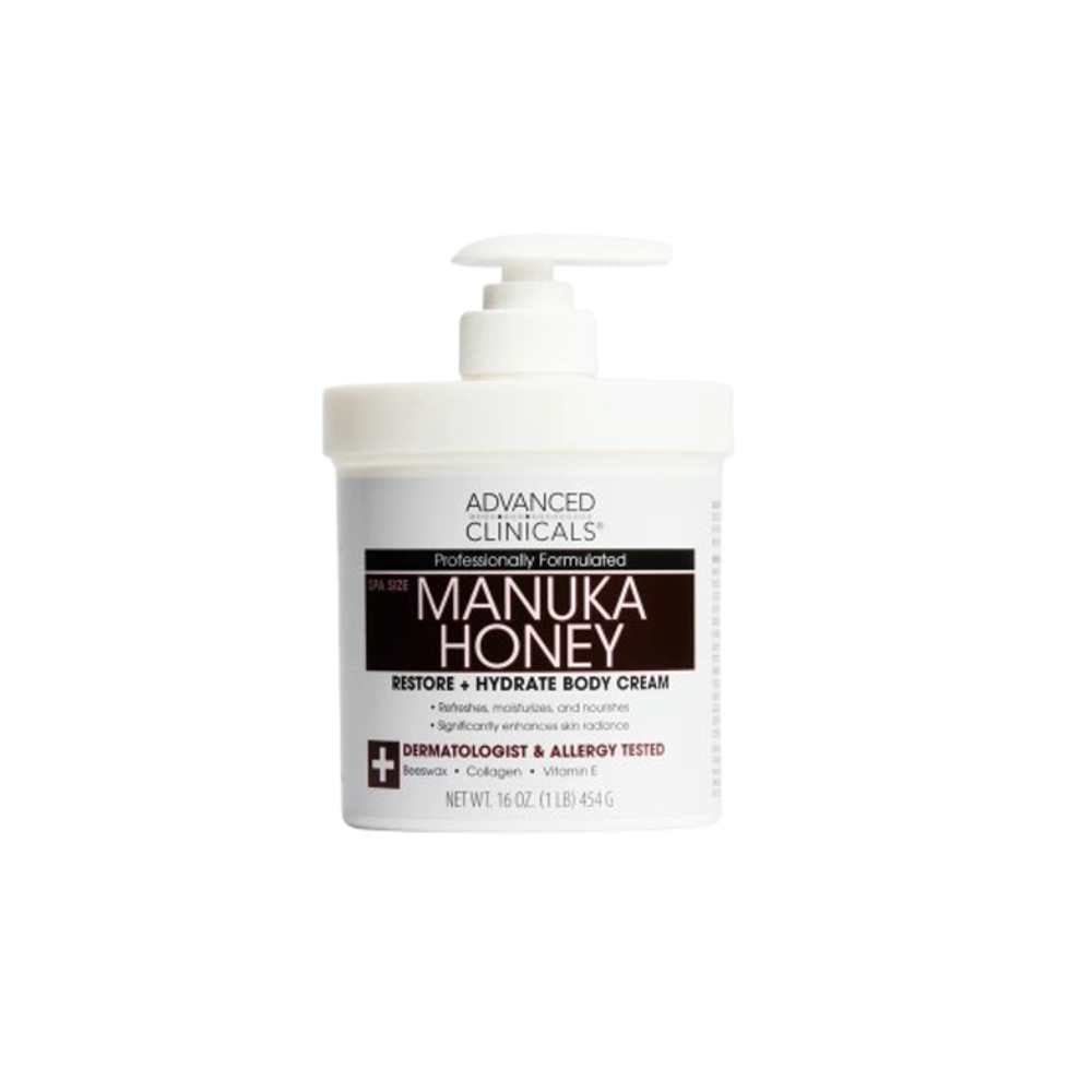 Advanced Clinicals Manuka Honey Body Cream 454g