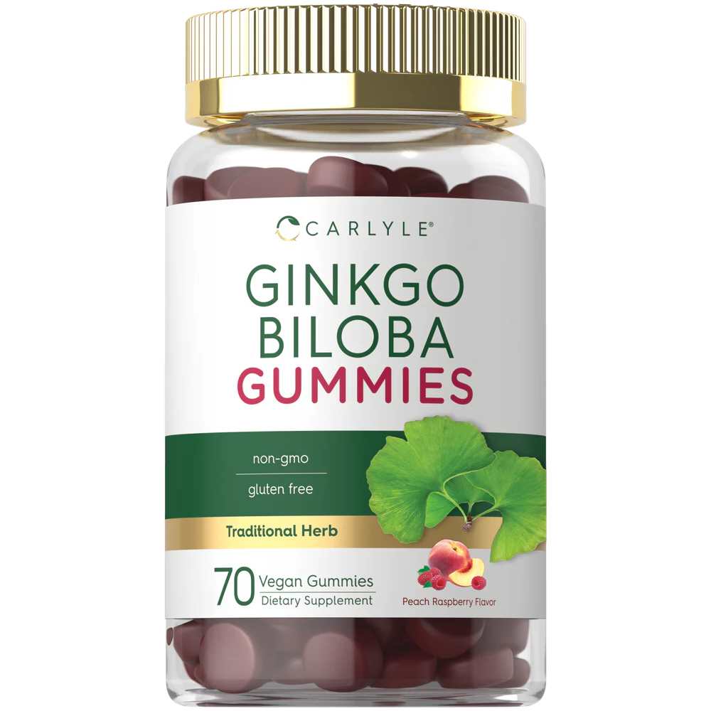 Carlyle Nutritionals Ginkgo Biloba | 70 Gummies