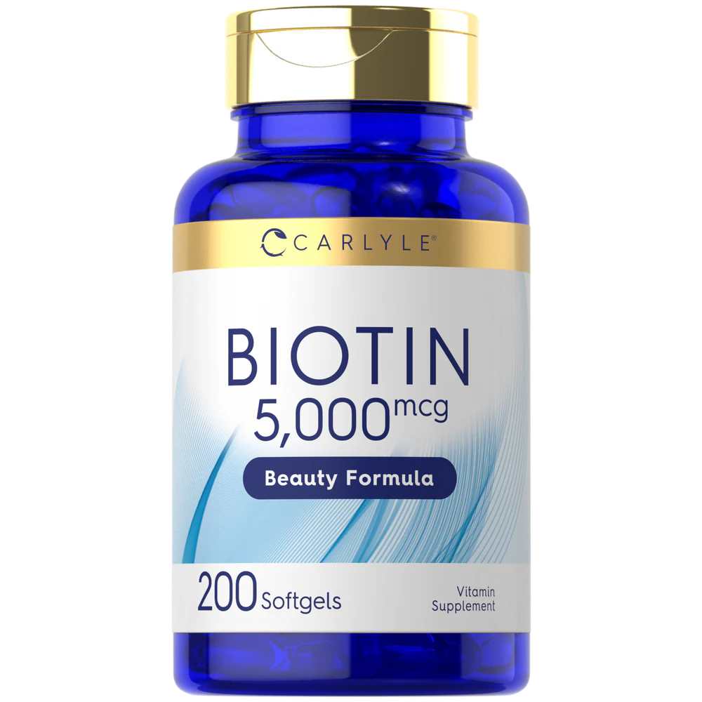 Carlyle Nutritionals Biotin 5000mcg | 200 Softgels
