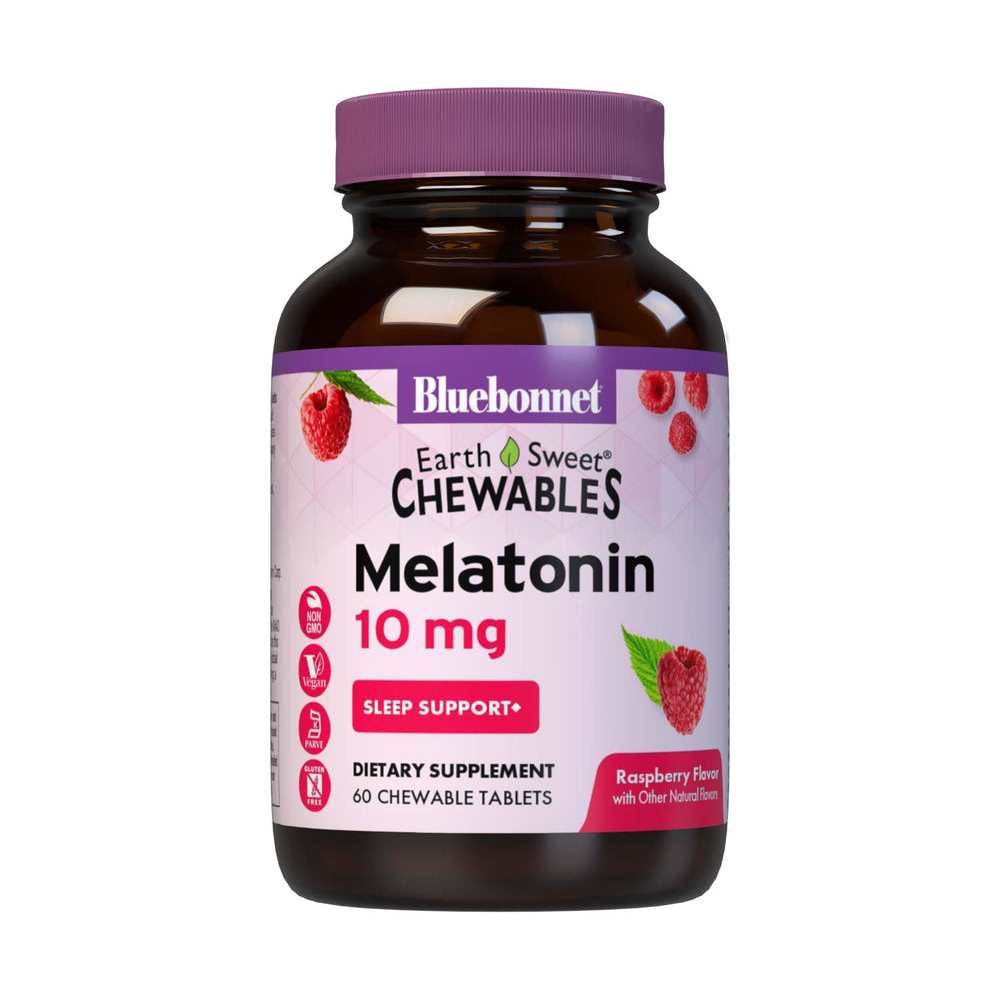 Bluebonnet Nutrition Earthsweet Chewables Melatonin 10 Mg 60 Tabs