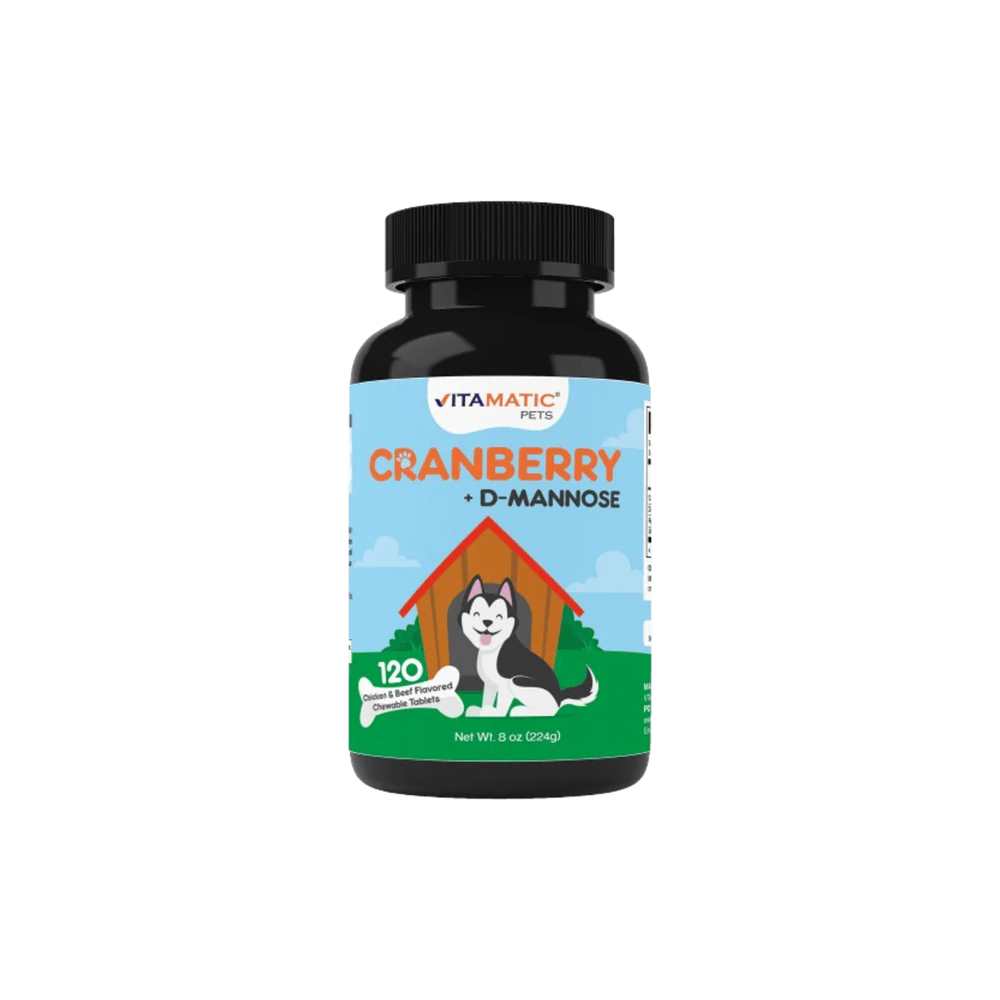 Vitamatic Cranberry for Dogs - 120 Chewable Tablets