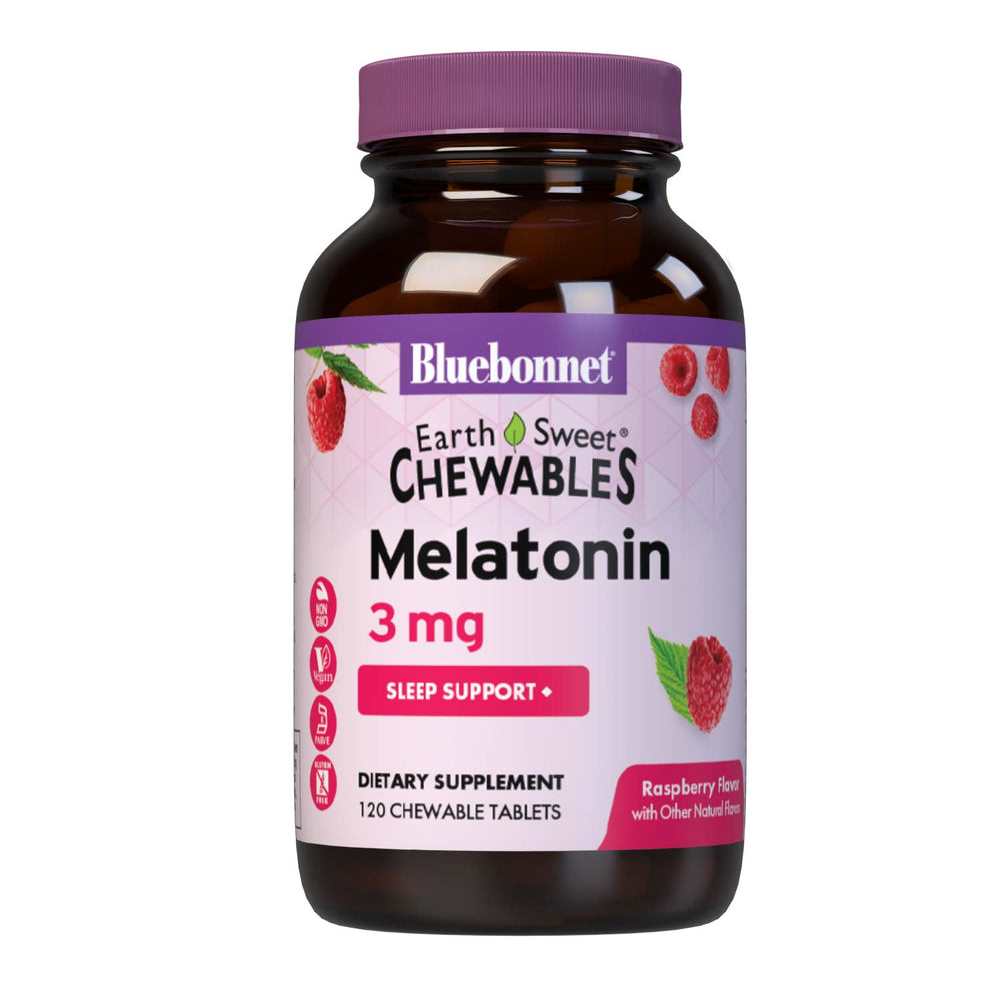Bluebonnet Nutrition Earthsweet Chewables Melatonin 3 Mg 120 Tablets