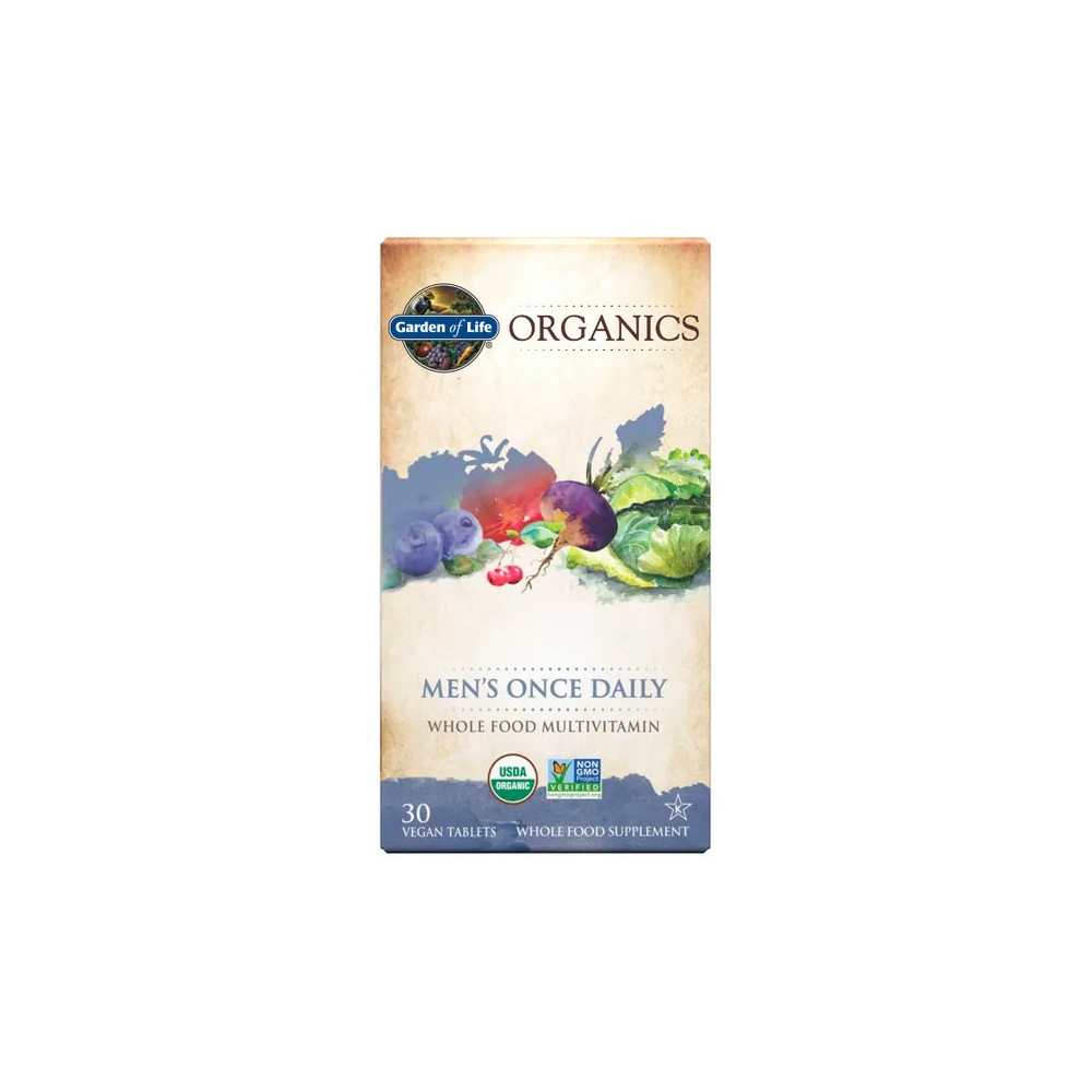 Garden of Life Organics Mens Once Daily 30 Tablets