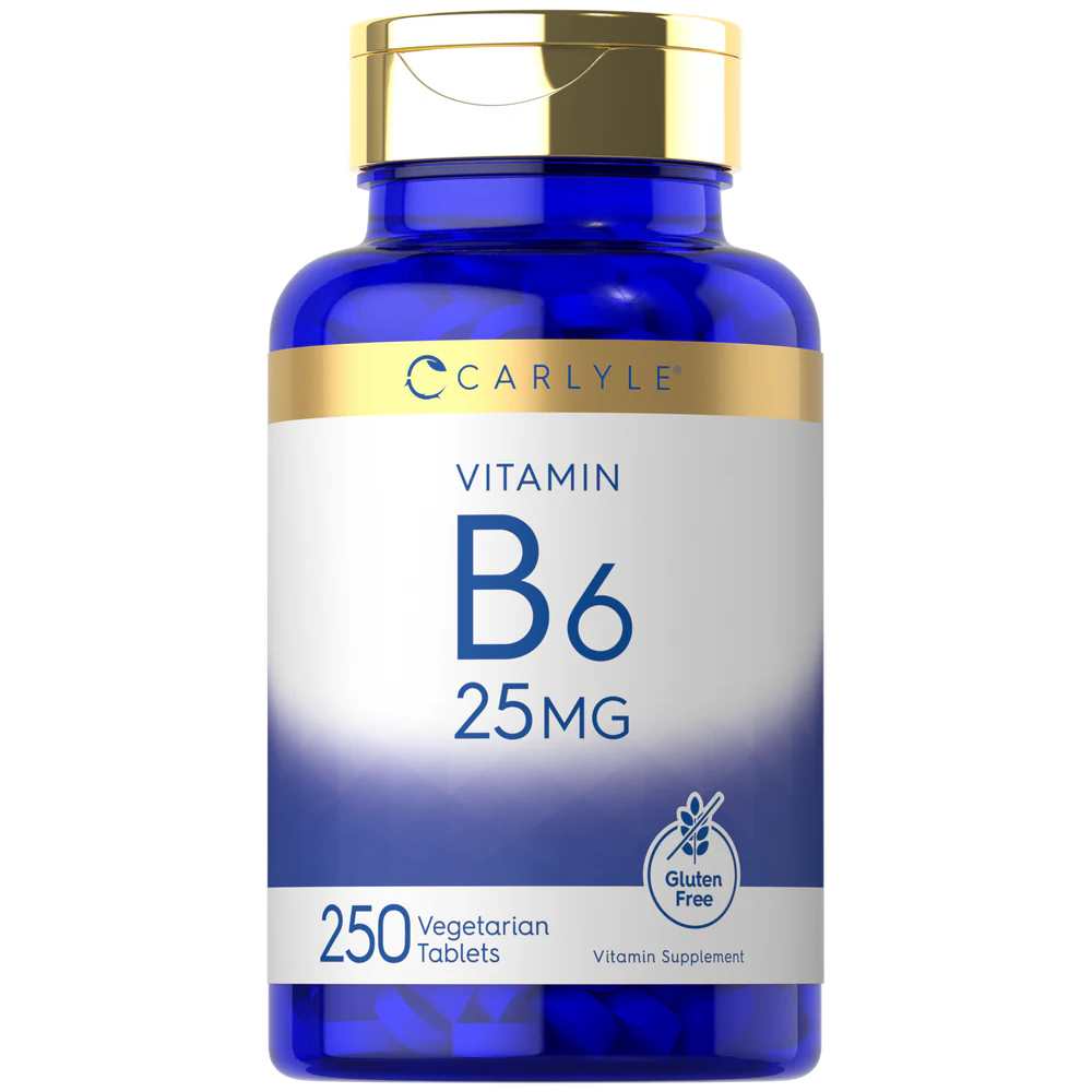 Carlyle Nutritionals Vitamin B-6 25mg | 250 Tablets
