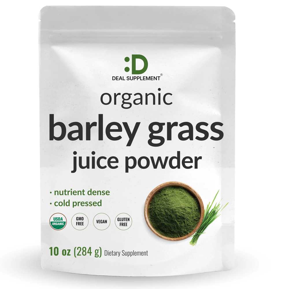 Deal Supplement Organic Barley Grass Juice Powder, 10oz