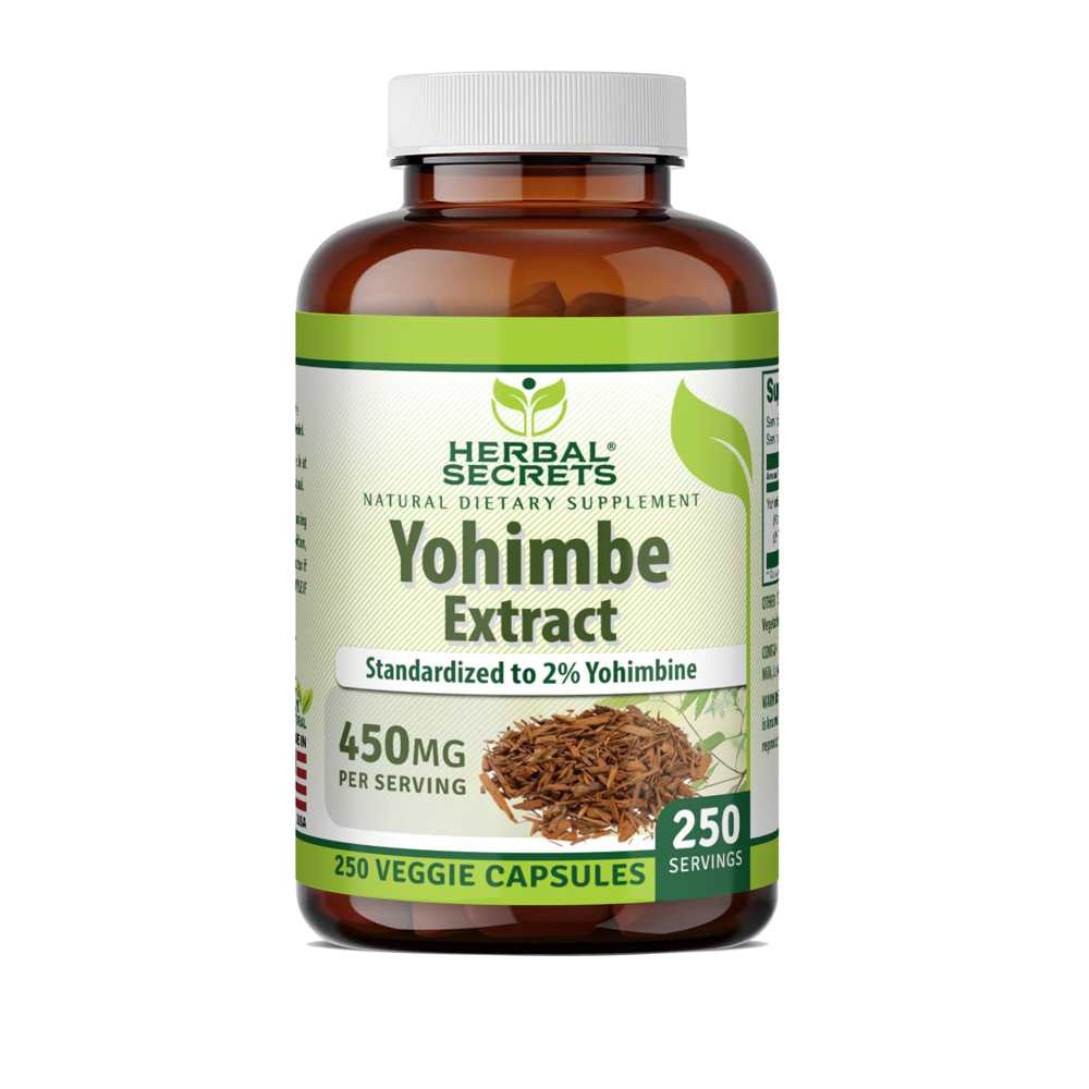 Herbal Secrets Yohimbe Bark Extract 450 Mg