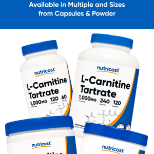 Nutricost L-Carnitine Tartrate 1,000mg