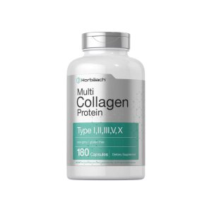Horbäach Multi Collagen Protein 2000mg per Serving | 180 Capsules