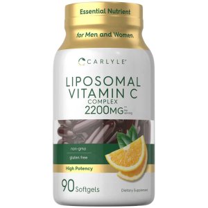 Carlyle Nutritionals Liposomal Vitamin C 2200mg per serving | 90 Softgels