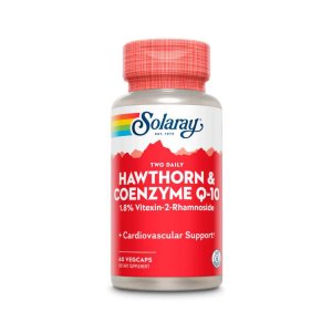 Solaray Hawthorn Berry Ext & Co Q-10 60 Caps