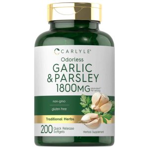 Carlyle Nutritionals Odorless Garlic & Parsley | 200 Softgels
