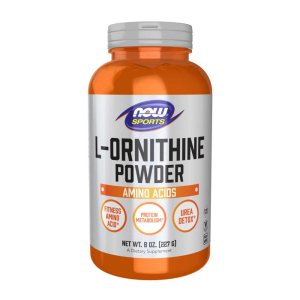 Now Sports L-Ornithine Powder – Nitric Oxide & Recovery Support – 227g