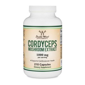 Double Wood Cordyceps Mushroom Extract – 1000 Mg – 210 Capsules