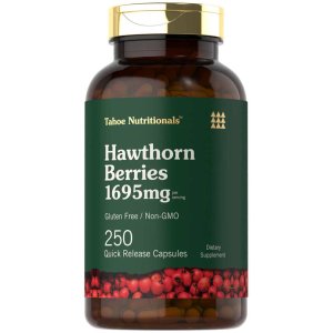 Tahoe Nutritionals Hawthorn Berry 1695mg per serving | 250 Capsules
