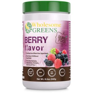 Wholesome Greens Super Food Berry Flavor 240g