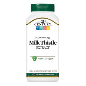 21st Century Milk Thistle Extract Standardized 200 Caps