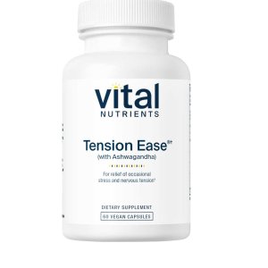 Vital Nutrients Tension Ease with Ashwagandha 60 Caps