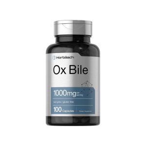 Horbäach Ox Bile 1000mg per Serving | 100 Capsules