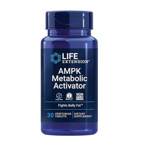 Life Extension AMPK Metabolic Activator – Fights Belly Fat & Supports Metabolism Non-GMO | 30 Vegetarian Tablets | Dietary Supplement