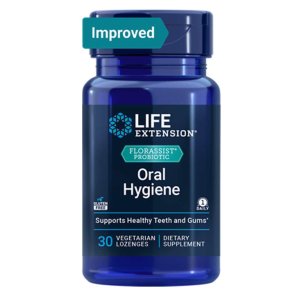 Life Extension Florassist® Probiotic Oral Hygiene – 30 Vegetarian Lozenges