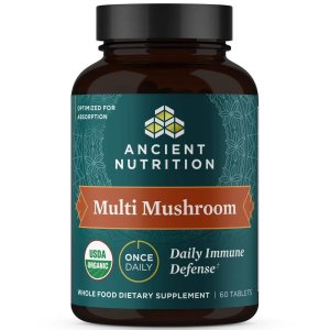 Ancient Nutrition Multi Mushroom Daily Immune Defense 60 Tabs