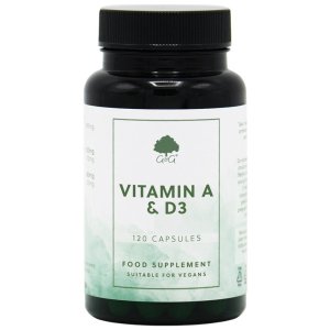 G&G Vitamin A & D3 (120 Vegan Capsules) - Premium Supplement for Daily Wellness