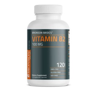 Bronson Vitamins Vitamin B2 100mg 120 Caps